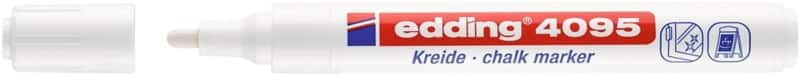 edg 4095 Kreidemarker Mittel Rundspitze Weiss