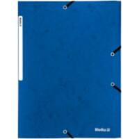 Biella Gummibandmappe 0178401.05 DIN A4 Blau Pappe 23,5 x 32 cm