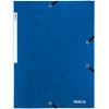 Farde 3 rabats Biella 0178401.05 A4 Bleu Carton 23,5 x 32 cm