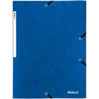 Biella Gummibandmappe 0178401.05 DIN A4 Blau Pappe 23,5 x 32 cm