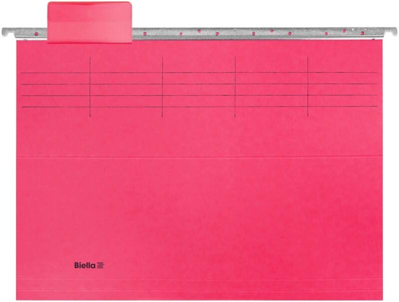 Dossier suspendus verticaux Biella A4 V 315 g/m² Rouge 5 Unités