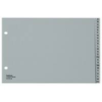 Intercalaires Kolma A5 Paysage 24 onglets A - Z Gris