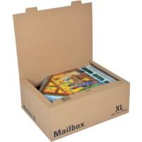 ColomPac Mail-Box Versandkarton XL Braun 460 (B) x 335 (T) x 175 (H) mm 5 Stück
