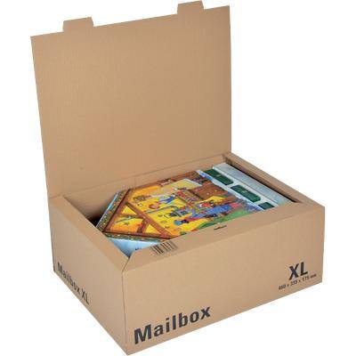 ColomPac Mail-Box Versandkarton XL Braun 460 (B) x 335 (T) x 175 (H) mm 5 Stück