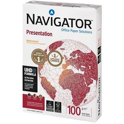 Navigator Presentation A4 Druckerpapier 100 g/m² Matt Weiss 500 Blatt
