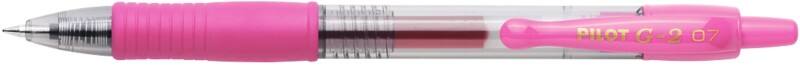 Pilot G2 Einziehbar Gelschreiber Rosa 0.4 mm Mittel Kegelförmig