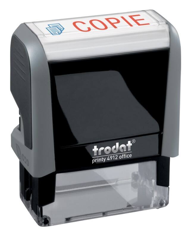 Trodat Office Printy Textstempel Schwarz/Grau