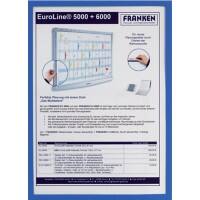 Cadre d'affichage Franken A4 Magnétique Bleu Plastique ITSA4M/5 03 23 (L) x 31,7 (H) cm 5 Unités