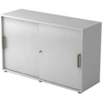 Armoire à portes coulissantes Hammerbacher Aggloméré 1 Étagère Verrouillable 1200 x 400 x 748 mm Gris