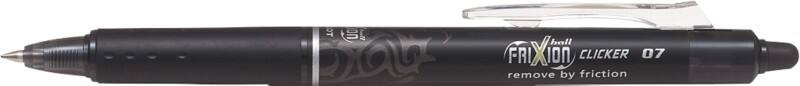 Pilot FriXion Clicker Einziehbar Tintenroller Schwarz 0.35 mm Mittel Kegelförmig Nachfüllbar