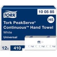 Essuie-mains Tork Peakserve Universal H5 Pliage en Z Blanc 1 épaisseur 100585 12 Unités de 410 Feuilles