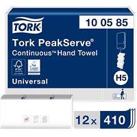 Tork PeakServe Falthandtücher H5 Weiss 1-lagig 100585 12 Stück à 410 Blatt
