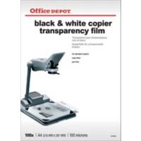 Office Depot Overhead-Folien DIN A4 Transparent 100 Blatt