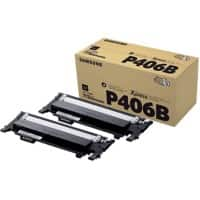 Toner CLT-P406B D'origine Samsung Noir Duopack 2 Unités