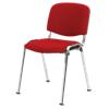 Chaise empilable Niceday Tissu Rouge 4 Unités