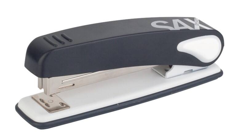 SAX Heftgerät 249 Vollstreifen 25 Blatt Schwarz 24/6, 26/6 Kunststoff, Metall