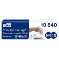 Tork Servietten Xpressnap N4, N12 Weiß 5 Stück à 225 Blatt