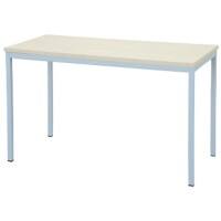 Niceday Konferenztisch Rechteckig Ahorn, Silber 1.600 x 800 x 750 mm