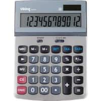 Office Depot Tischrechner AT-814 12-stelliges Display Silber