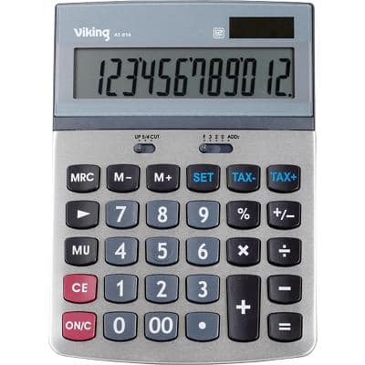 Calculatrice de bureau Office Depot AT-814 12 chiffres Argenté
