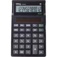 Calculatrice de bureau Viking 12 chiffres Noir Solare AT-830