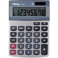Calculatrice de bureau Viking AT-812E 8 chiffres Argenté