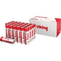 Piles Viking Longlife AA LR06 1,5V 28 Unités