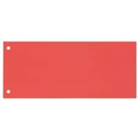 Niceday Blanko Trennstreifen Blauer Engel UZ56 (Recyclingkarton Schreibwaren), Recycelt 100% Spezial Rot Rot Pappkarton Rechteckig 2 Löcher 100 Stück