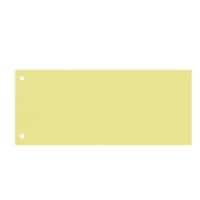 Niceday Blanko Trennstreifen Recycelt 100% 10,5 x 24 cm Gelb Pappkarton Rechteckig 2 Löcher 100 Stück