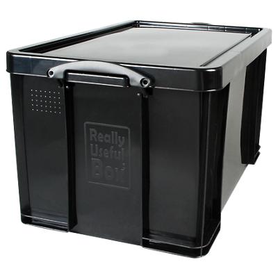 Really Useful Box Aufbewahrungsbox 84BK 84 L Schwarz Kunststoff 44
