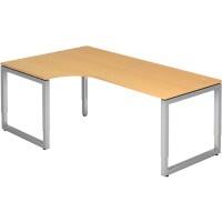 Bureau Hacmerbacher VRS82/6 R-Serie Imitation hêtre 200 x 120 x 85 cm