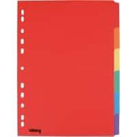 Intercalaires Office Depot Vierge A4 Assortiment 6 intercalaires Manille Rectangulaire 11 Perforations 5914944 6 Feuilles