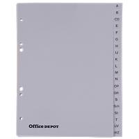 Intercalaires Office Depot A5 Gris 20 onglets A - Z