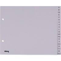 Intercalaires Office Depot polypropylène A4 (1/2 hauteur) 20 intercalaires Gris