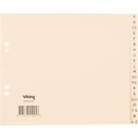 Intercalaire A - Z Viking 100% Recycled Spécial Chamois 20 intercalaires Papier 4 Perforations