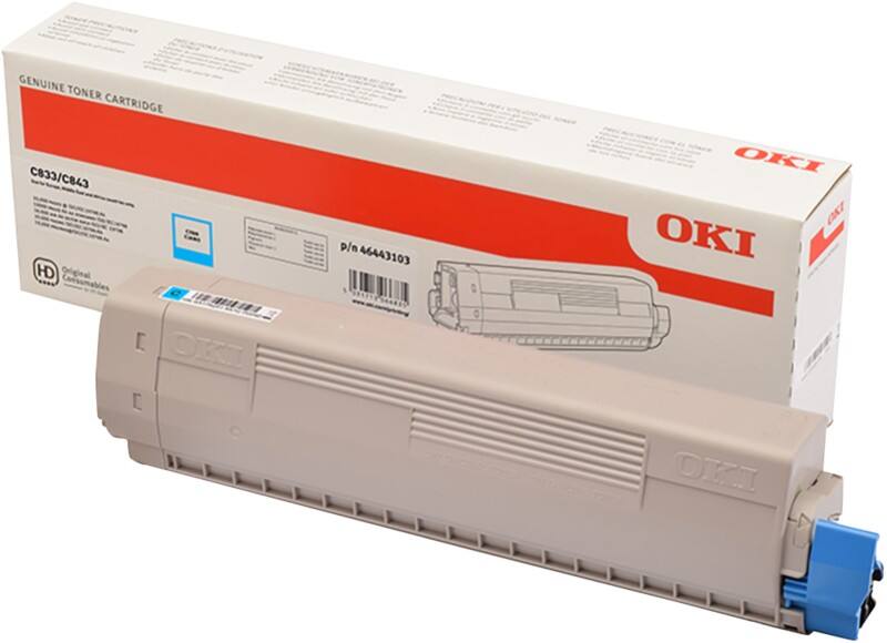 Toner 46443103 D'origine OKI Cyan