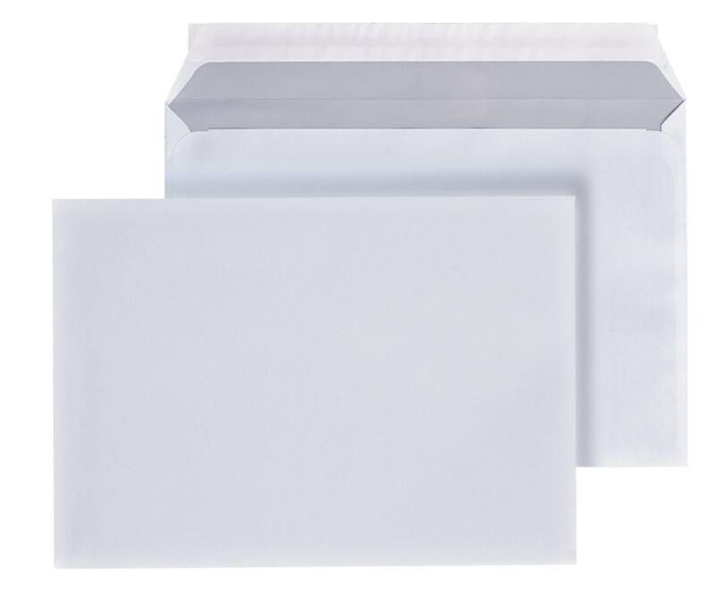 Enveloppes Viking Sans fenêtre C5 229 (l) x 162 (h) mm Bande adhésive Blanc 80 g/m² 500 Unités