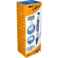 BIC Velleda Liquid Ink Whiteboard-Marker Mittel Rundspitze Blau 12 Stück