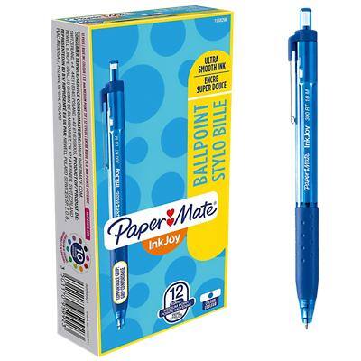 Paper Mate Kugelschreiber InkJoy 300 RT 0.8 mm Blau 12 Stück