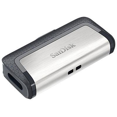SanDisk USB 3.1 USB-Stick Ultra Dual 64 GB Schwarz, Silber