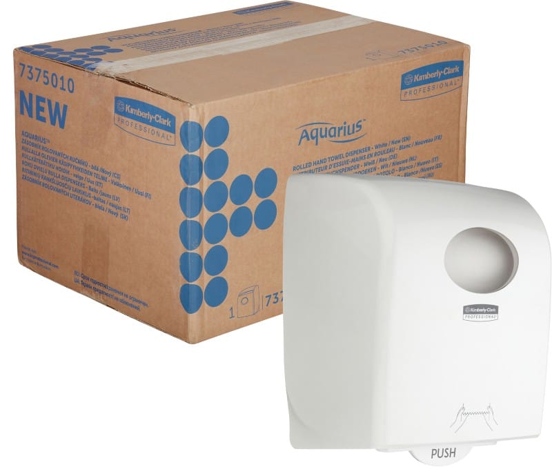 AQUARIUS 7375 Falthandtuchspender Kunststoff Abschliessbar Manuell Weis