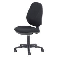 Realspace Ergonomischer Bürostuhl Jura Stoff Schwarz
