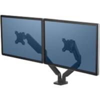 Double bras pour moniteur Fellowes Platinum Hauteur réglable Jusqu'à 27" Noir