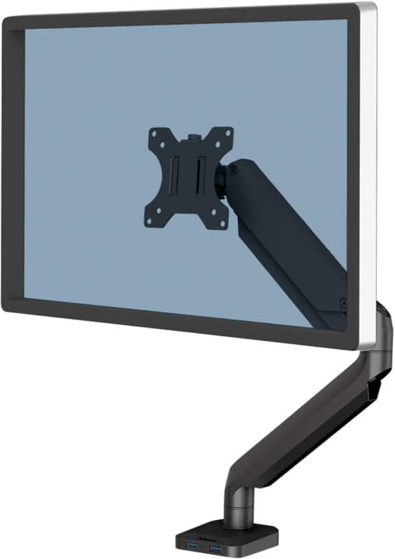 Fellowes Monitorarm Platinum Serie Single Höhenverstellbar 30 " Schwarz