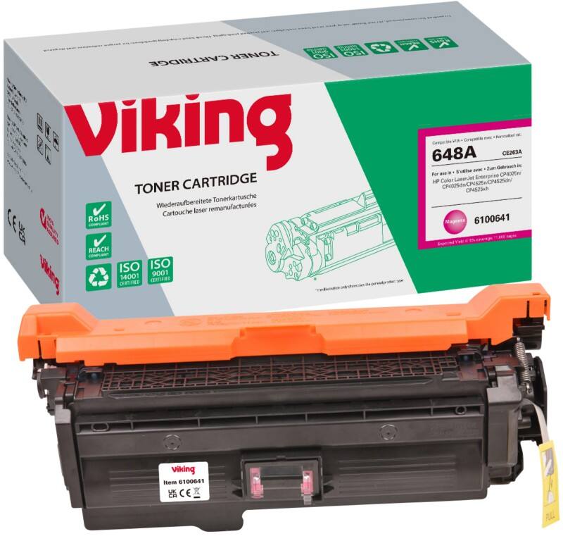 Toner Viking 648A compatible HP CE263A Magenta
