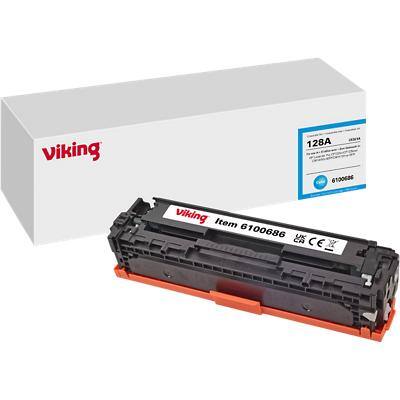 Toner Viking 128A compatible HP CE321A Cyan