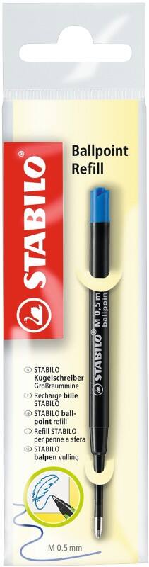 Recharge pour stylo-bille STABILO Smartball Moyen Bille Bleu 2/041-02