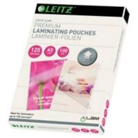 Leitz iLAM Premium Laminierfolien A5 Glänzend 125 Mikron (2 x 125) Transparent 100 Stück