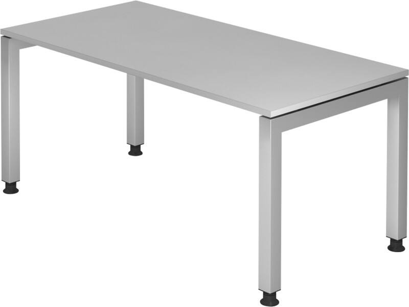 Hammerbacher J Serie Höhenverstellbar Schreibtisch Rechteckig 4 Füsse 1.600 (B) x 680 (H) mm Holz