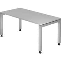 Hammerbacher J Serie Höhenverstellbar Schreibtisch Rechteckig 4 Füsse 1.600 (B) x 680 (H) mm Holz